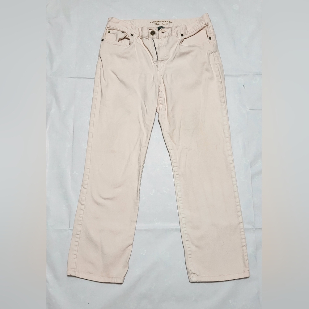 Lauren Jeans Co Ralph Lauren Jeans Cotton Light Pink Size 12P Quiet Luxury